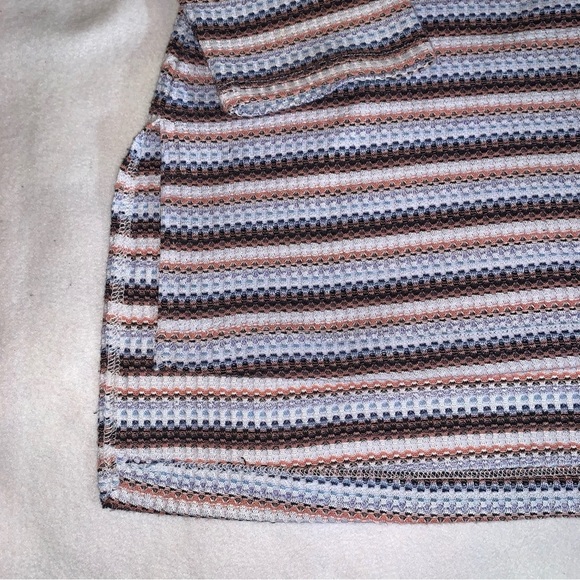 Lane Bryant Striped Tunic Long Sleeve Cowl Neck Hacci Tunic Sz 18/20 - Picture 3 of 6